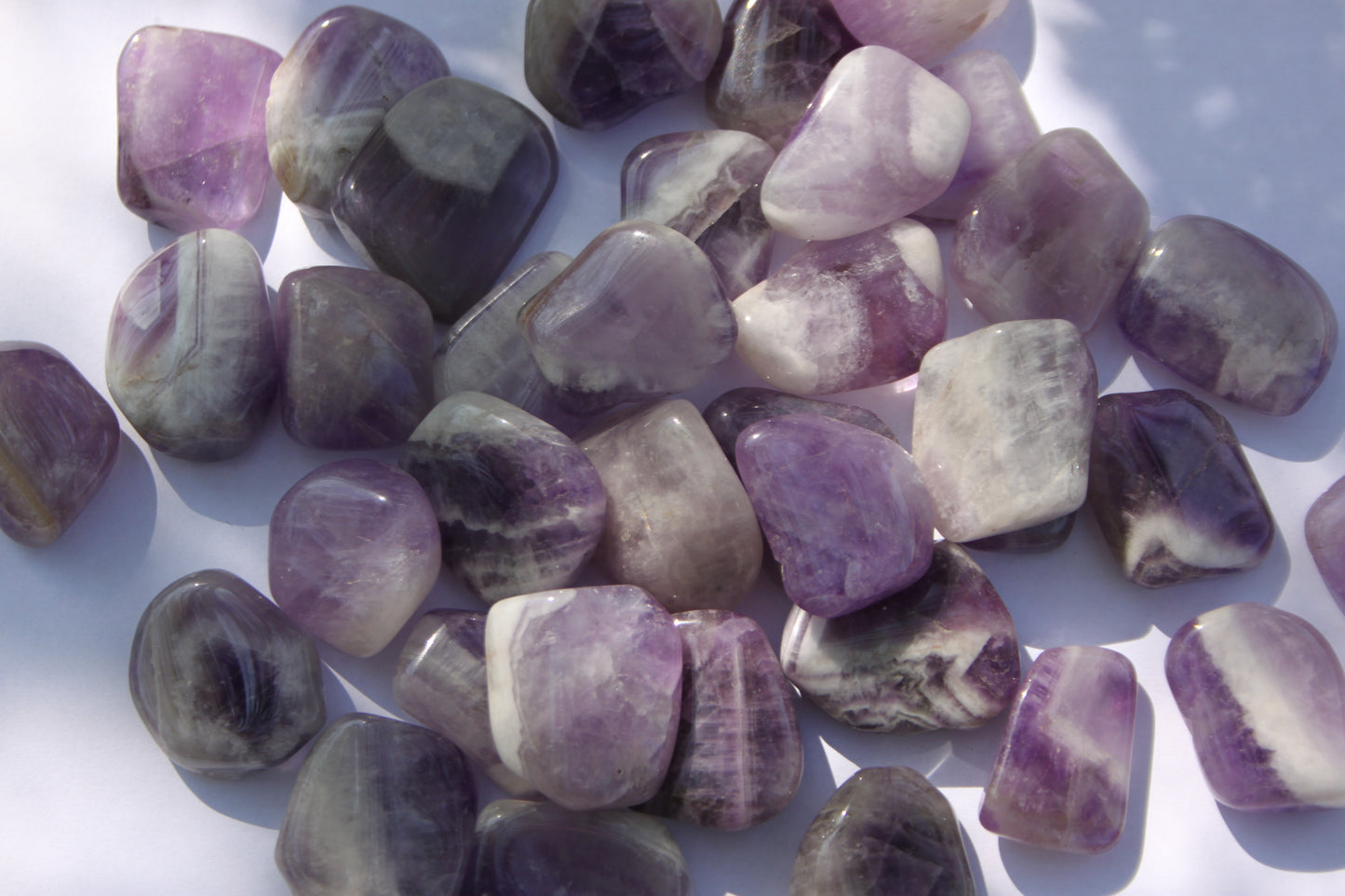 Amethyst Chevron Tumbled