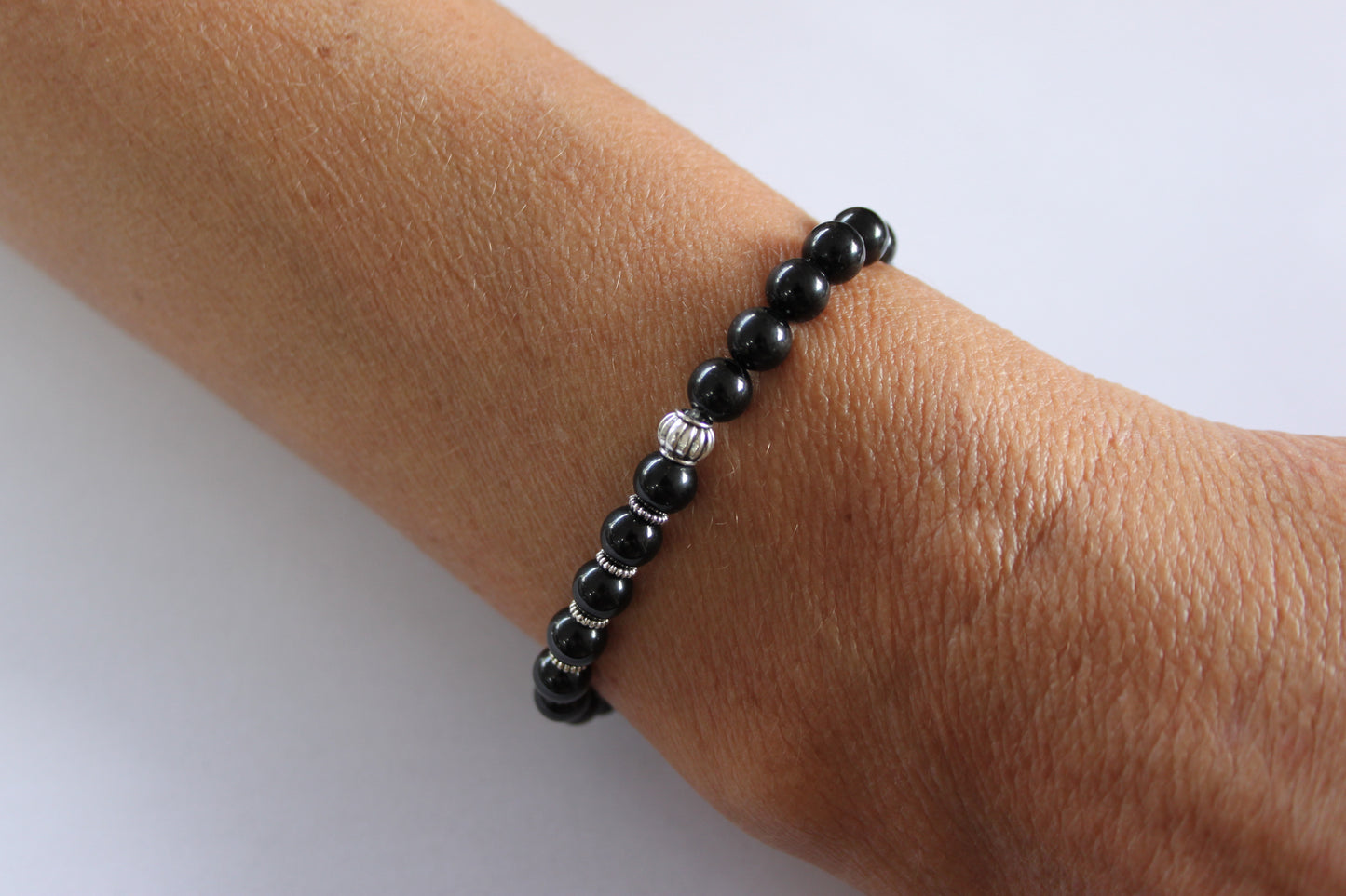 Black Tourmaline Crystal Bracelet