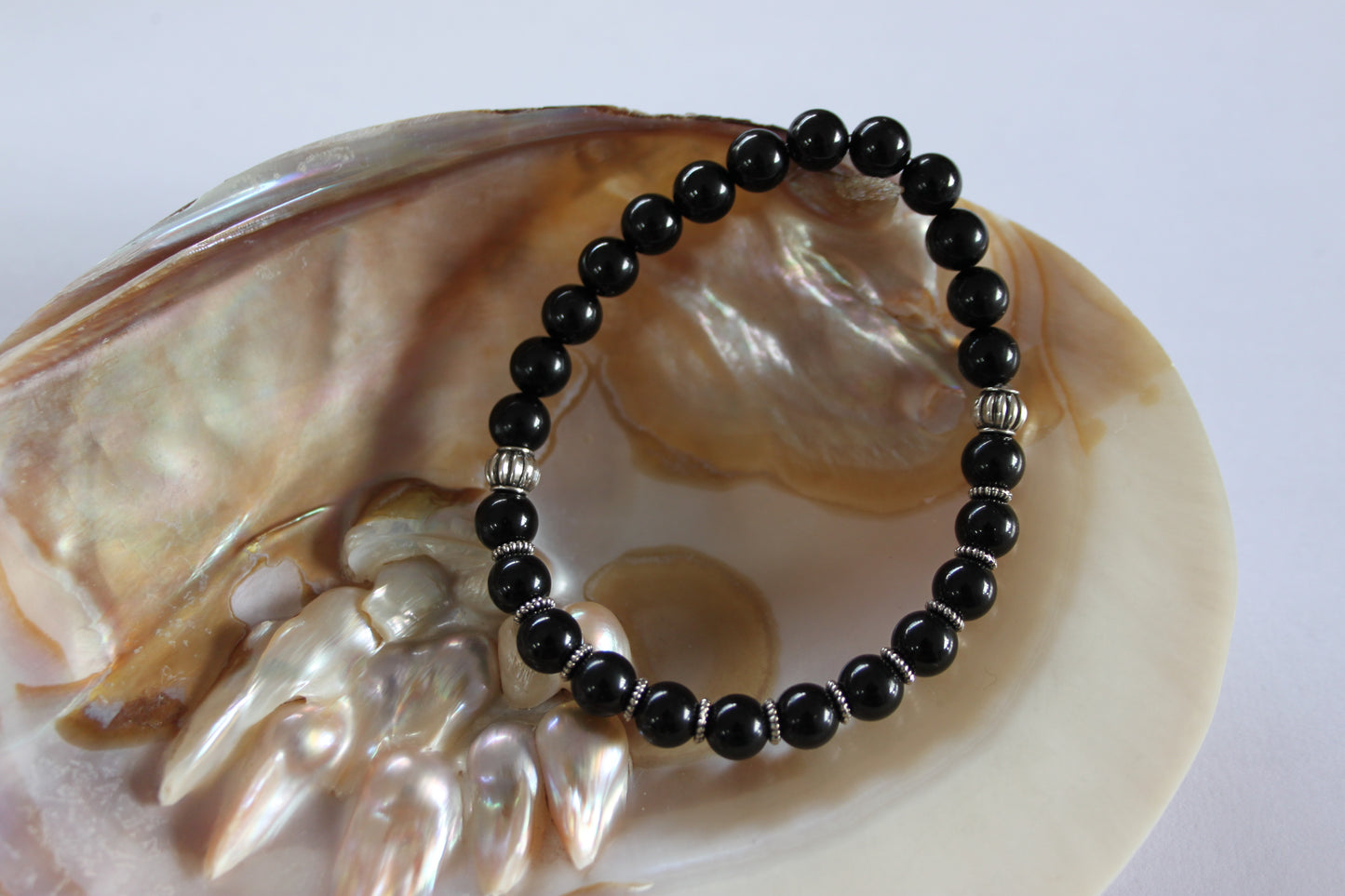 Black Tourmaline Crystal Bracelet
