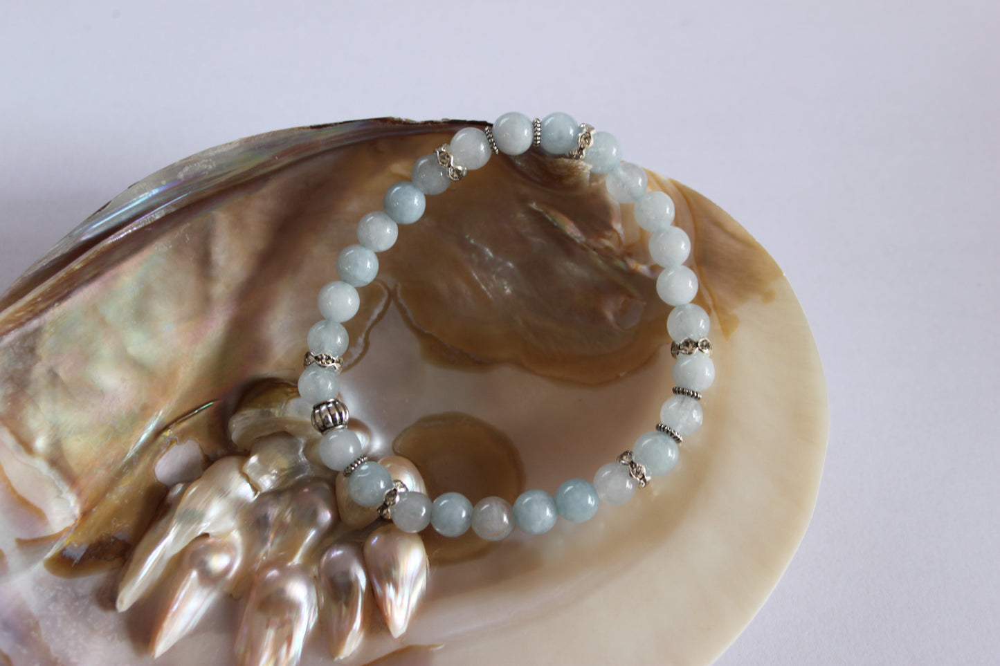Aquamarine Crystal Bracelet