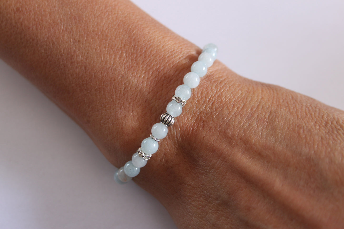 Aquamarine Crystal Bracelet