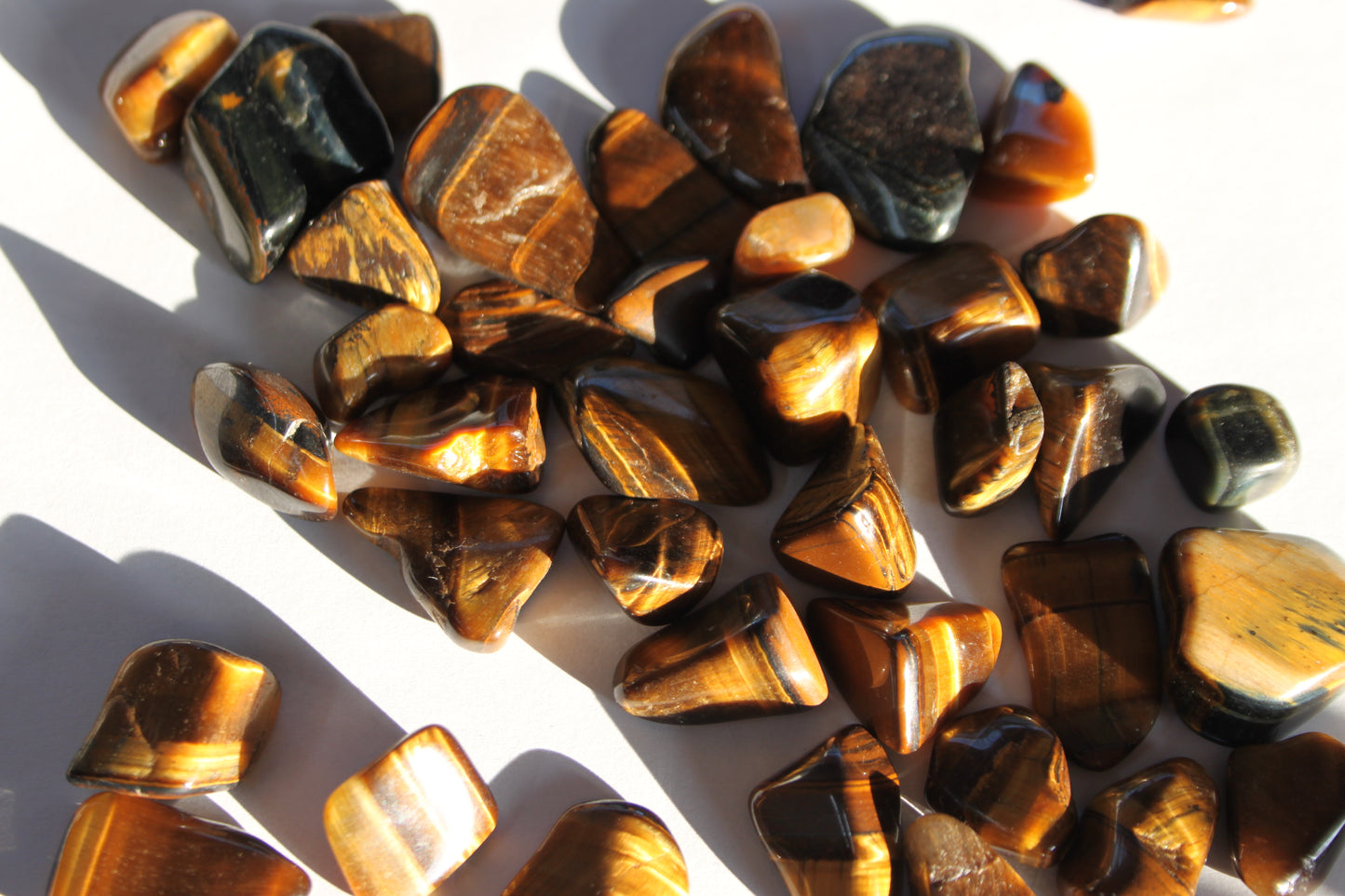 Tigers Eye Gold Tumbled