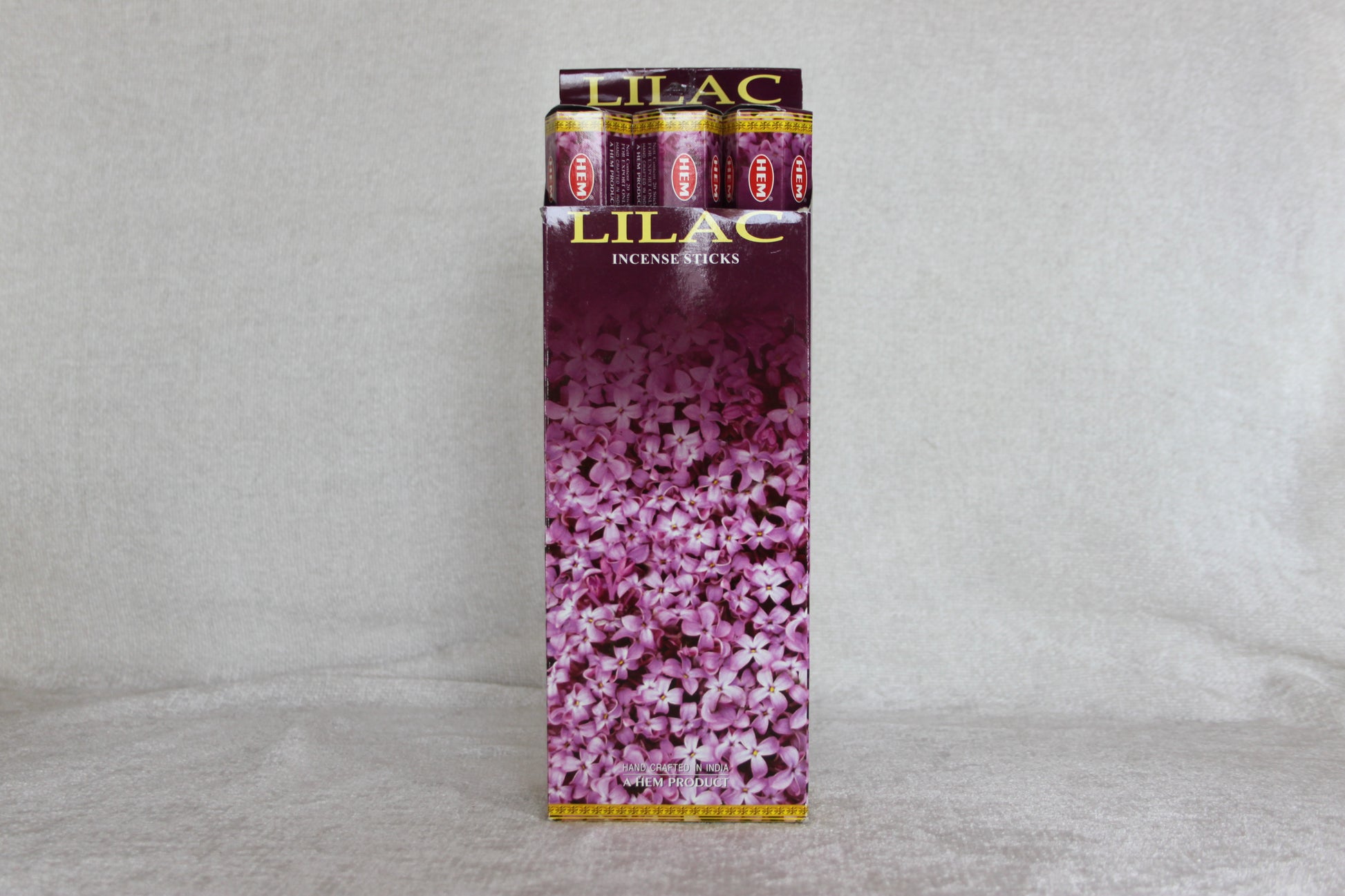 HEM Lilac incense sticks – floral incense for meditation, serenity, and spiritual upliftment.
