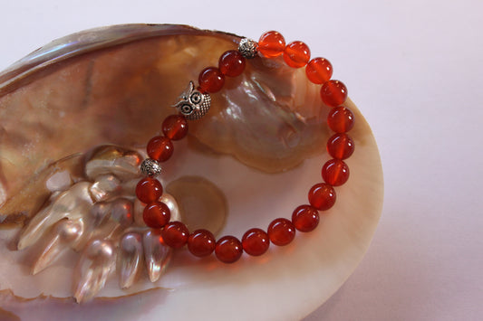 Carnelian Crystal Bracelet