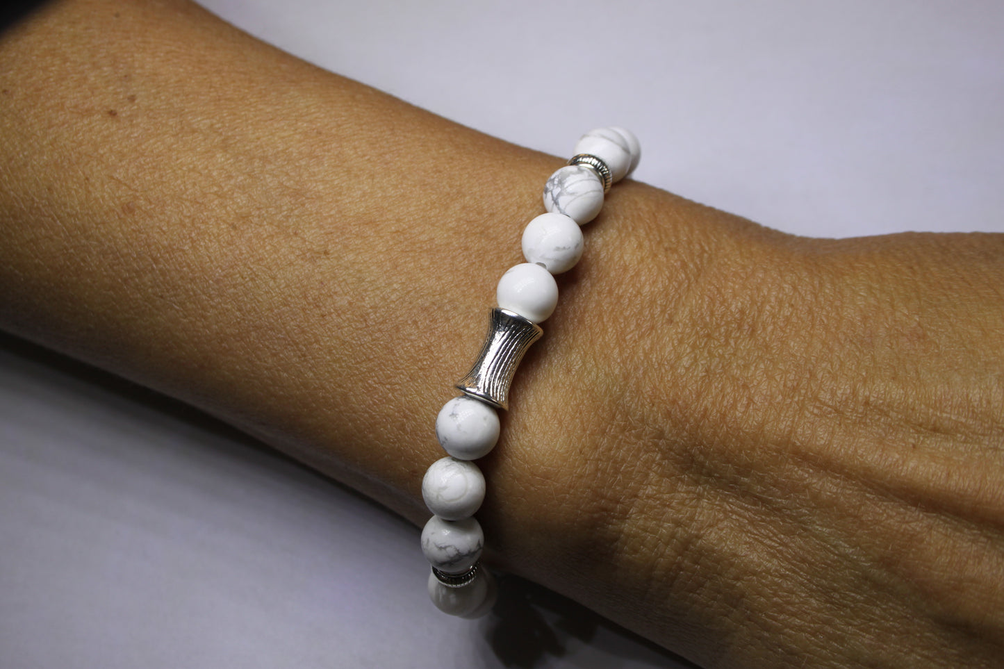Howlite Crystal Bracelet