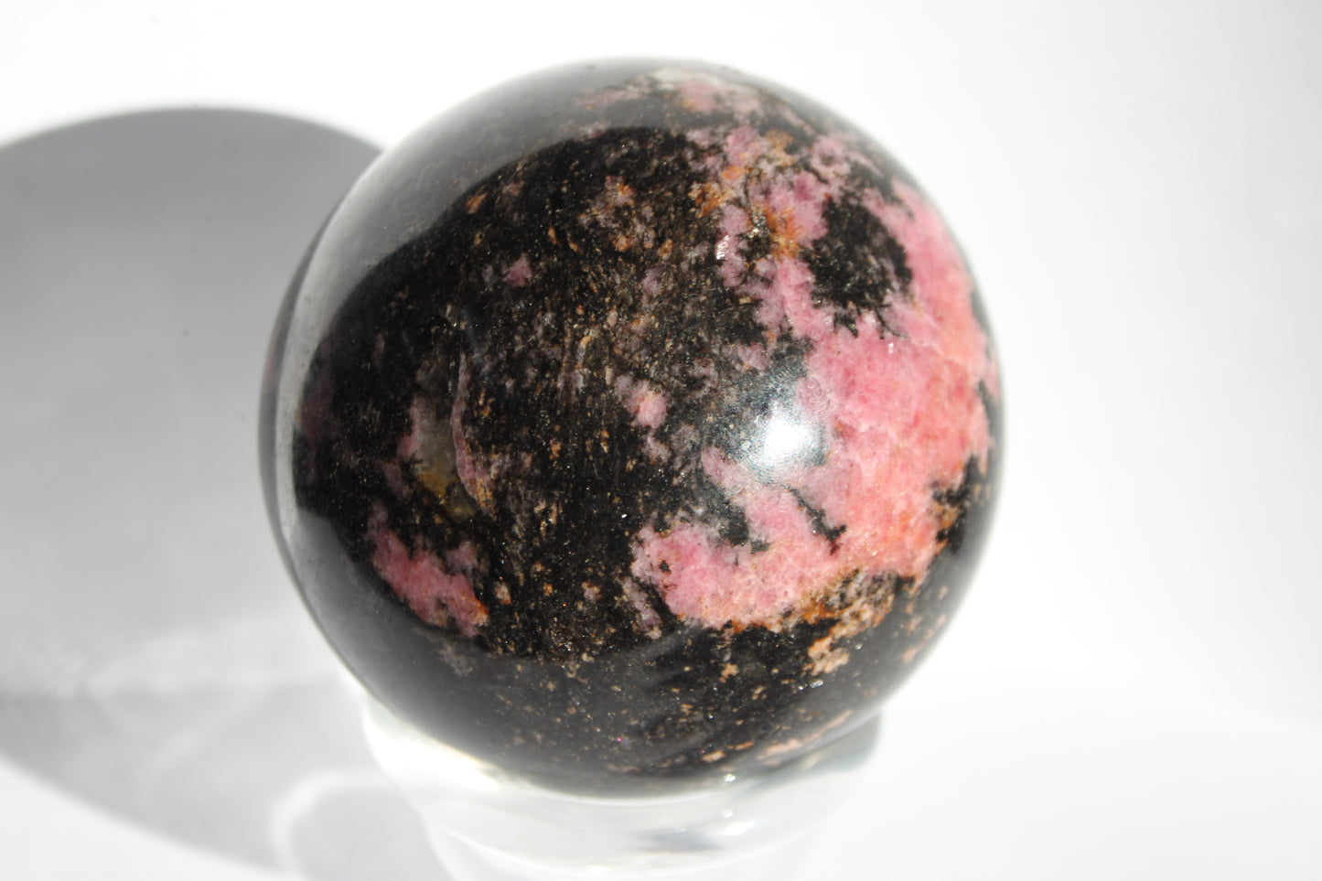 Rhodonite Sphere