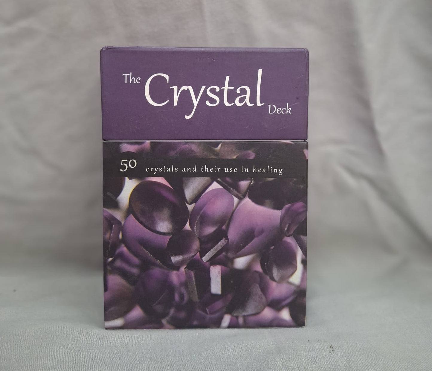 The Crystal Deck – close-up of crystal information cards