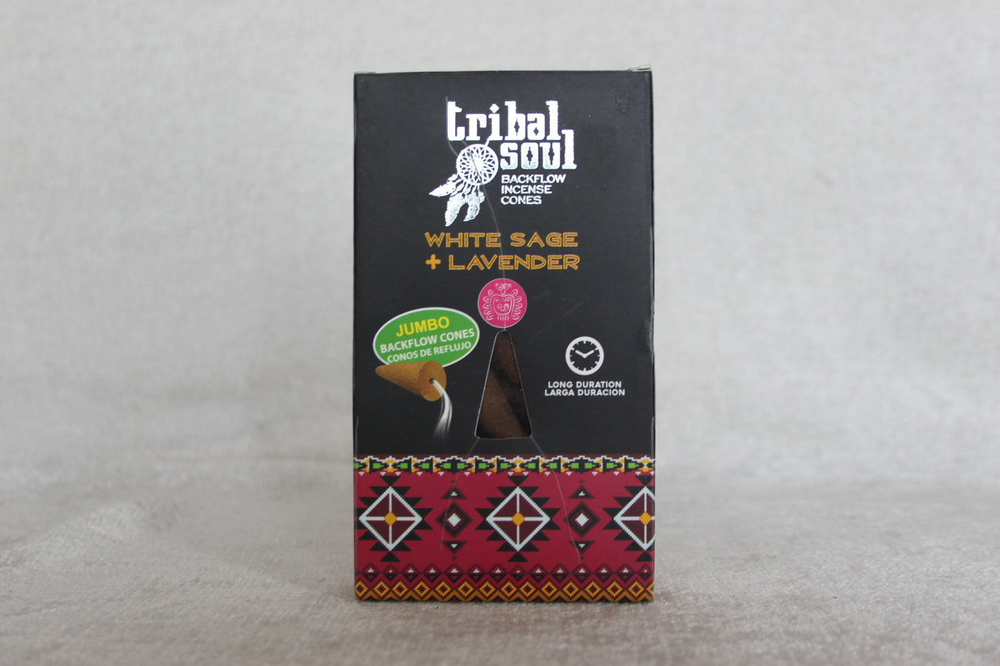 Tribal Soul White Sage and Lavendar Jumbo Backflow Incense Cones