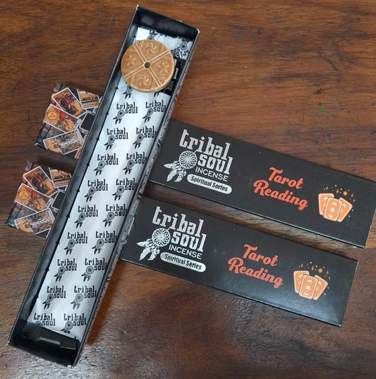 Tribal Soul Tarot Reading Incense Sticks – incense for tarot readings, meditation, and enhancing intuition and spiritual guidance.