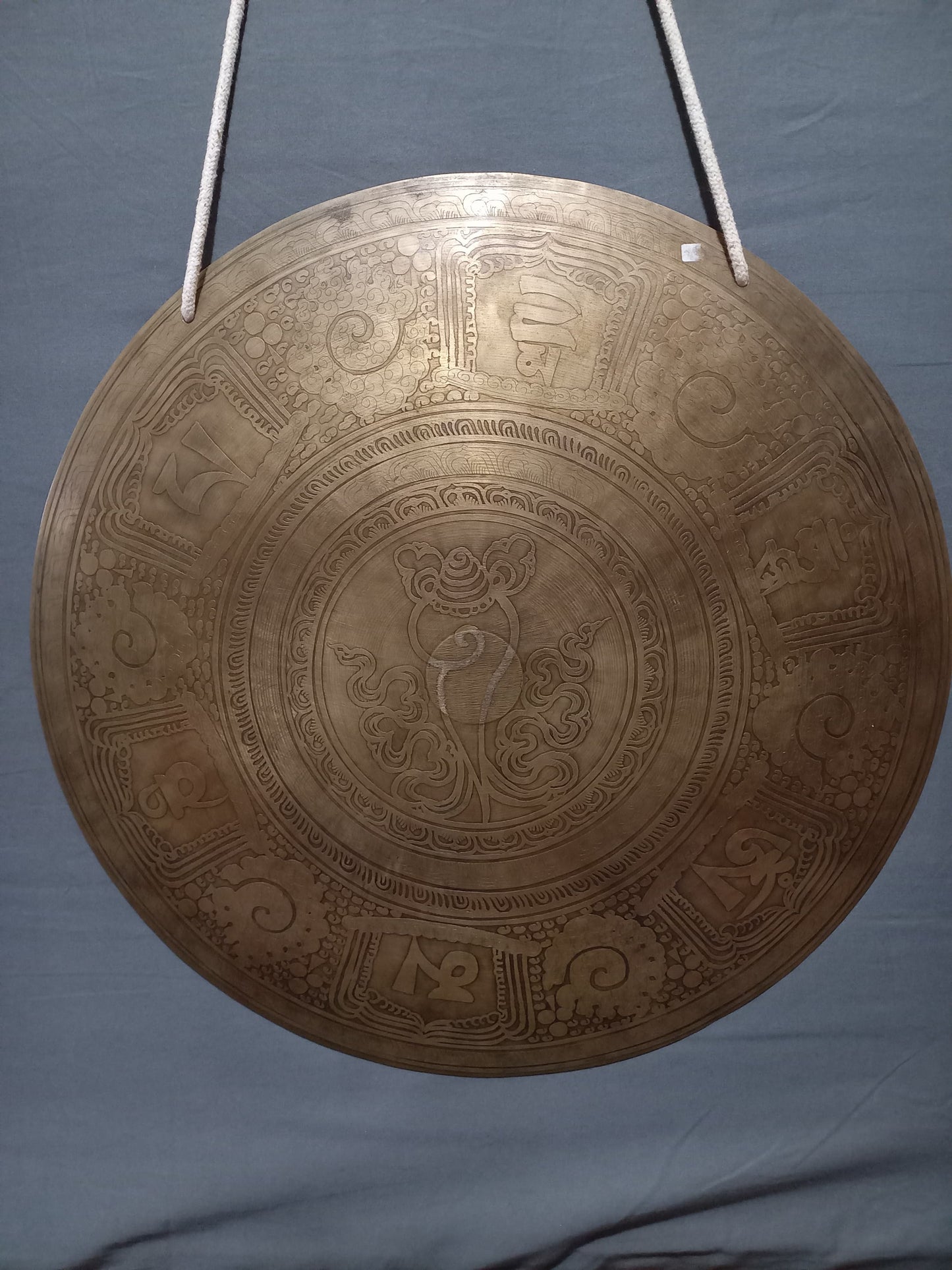 Large Traditional Indian Bronze Cymbal