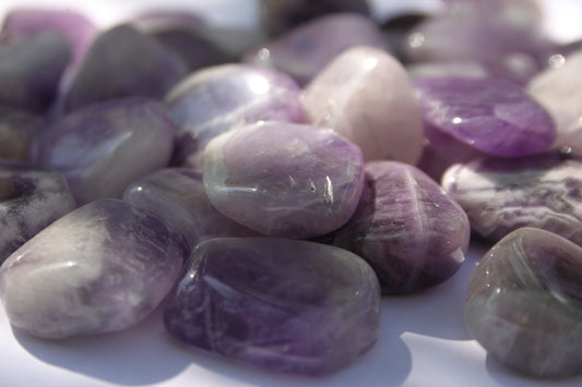 Amethyst Chevron Tumbled