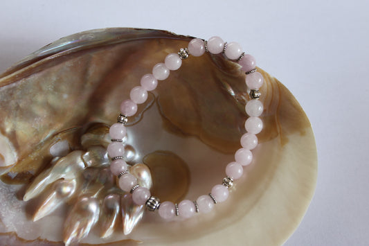 Kunzite Crystal Bracelet