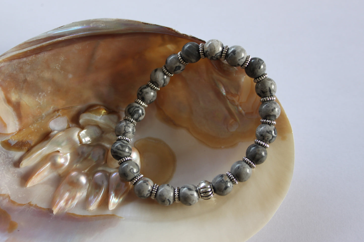 Picasso Jasper Crystal Bracelet