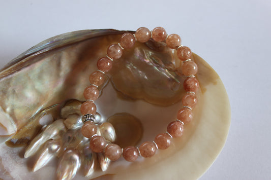 Sunstone Crystal Bracelet