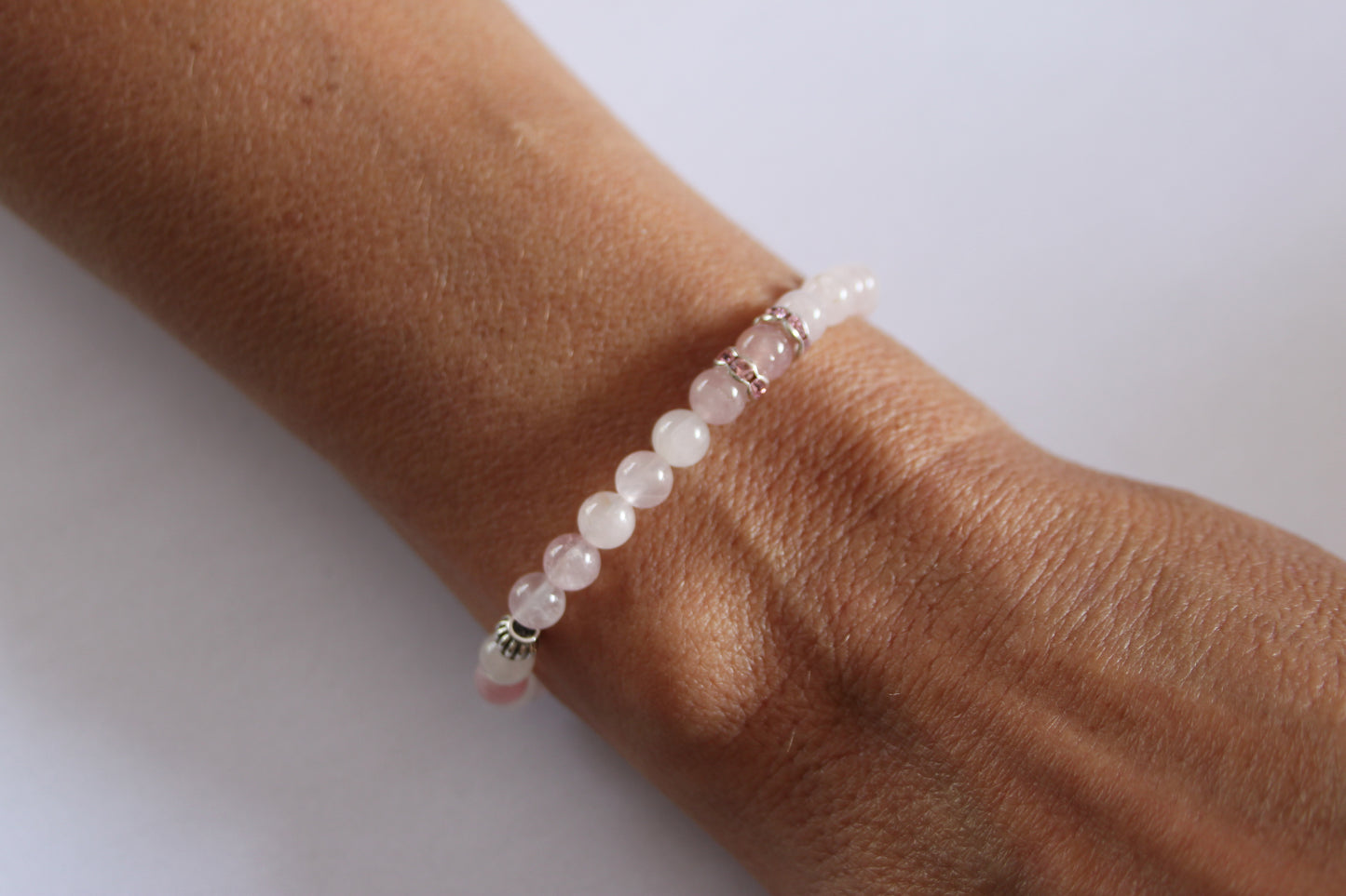 Pink Opal Crystal Bracelet