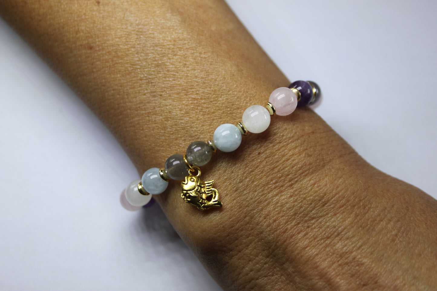 Pisces Zodiac Crystal Bracelet