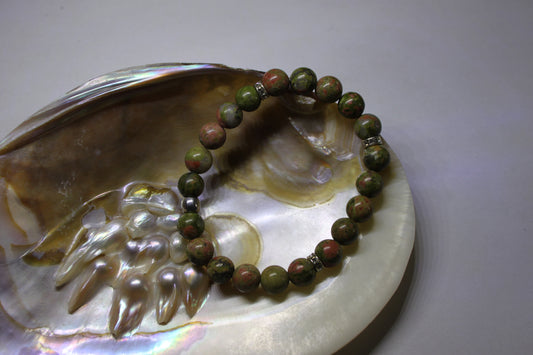 Unakite Crystal Bracelet