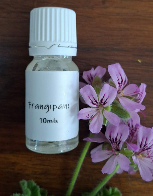 Frangipani Potpourri Oil 10ml – tropical floral fragrance oil for potpourri, creating calm and uplifting energy in any space.