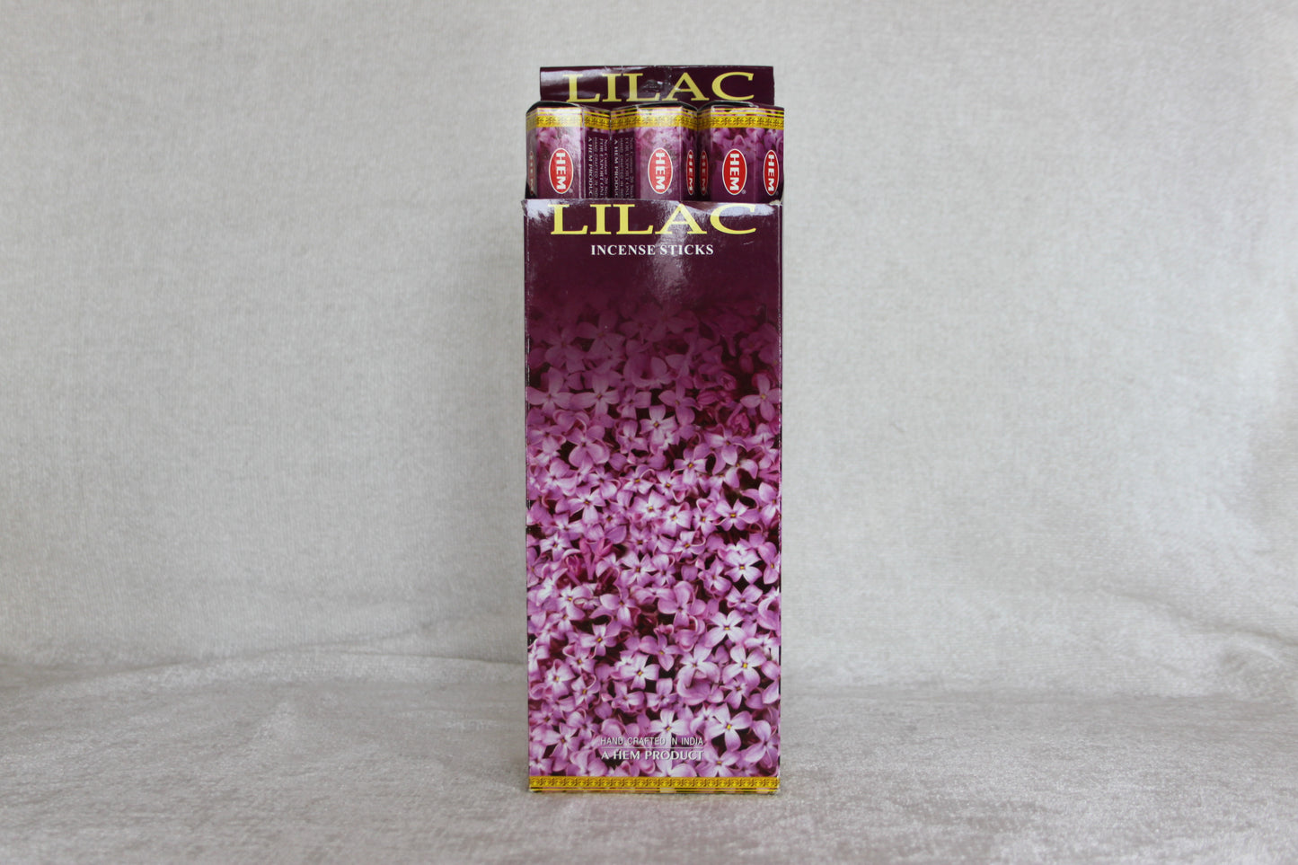 HEM Lilac incense sticks – floral incense for meditation, serenity, and spiritual upliftment.