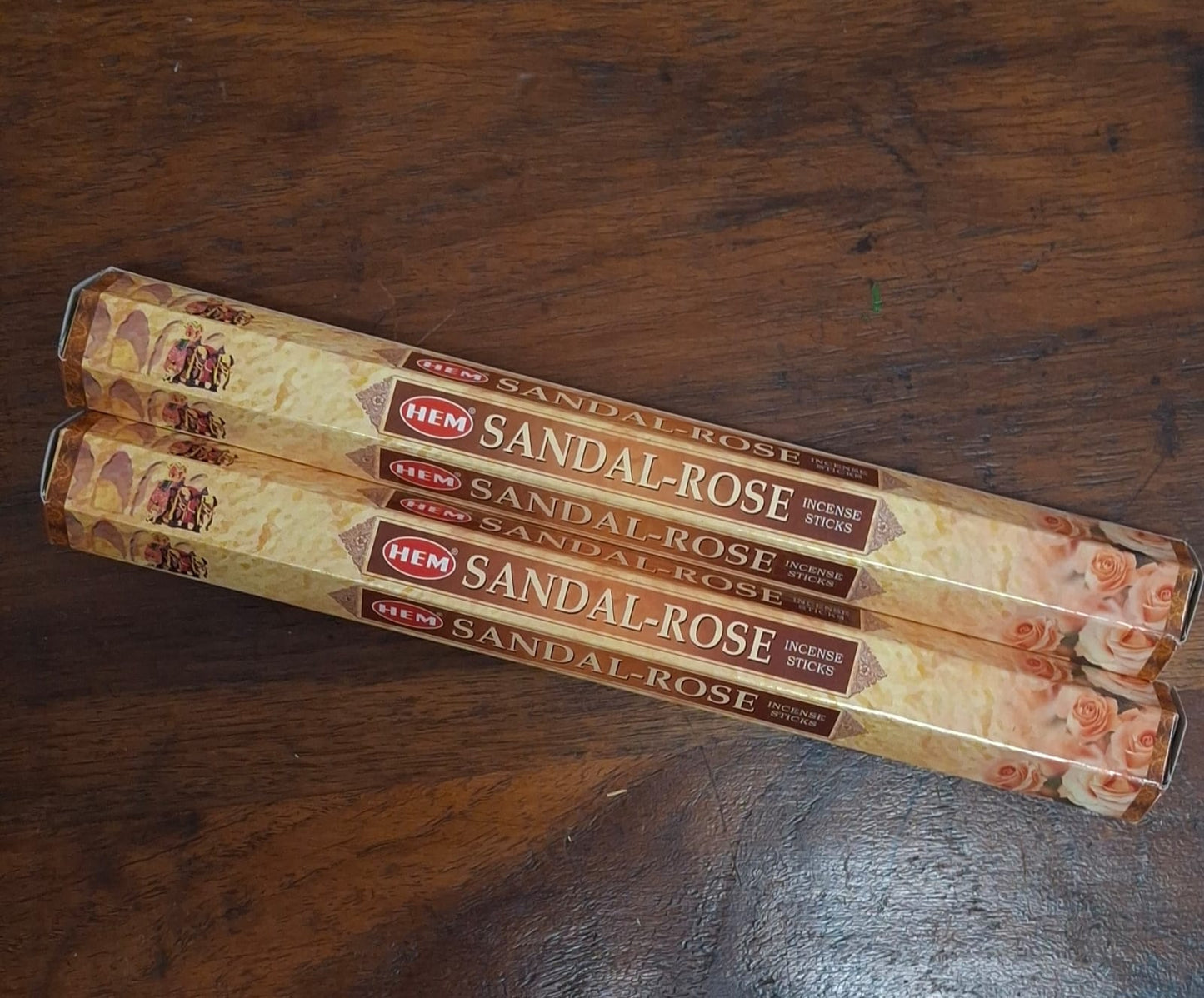 HEM Sandal Rose incense sticks – natural incense for meditation, relaxation, and creating a calming, serene space.