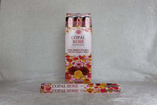 HEM Copal Rose Incense Sticks