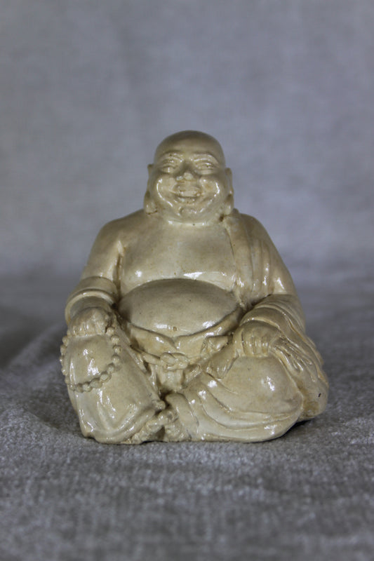 Chinese Laughing Buddha White