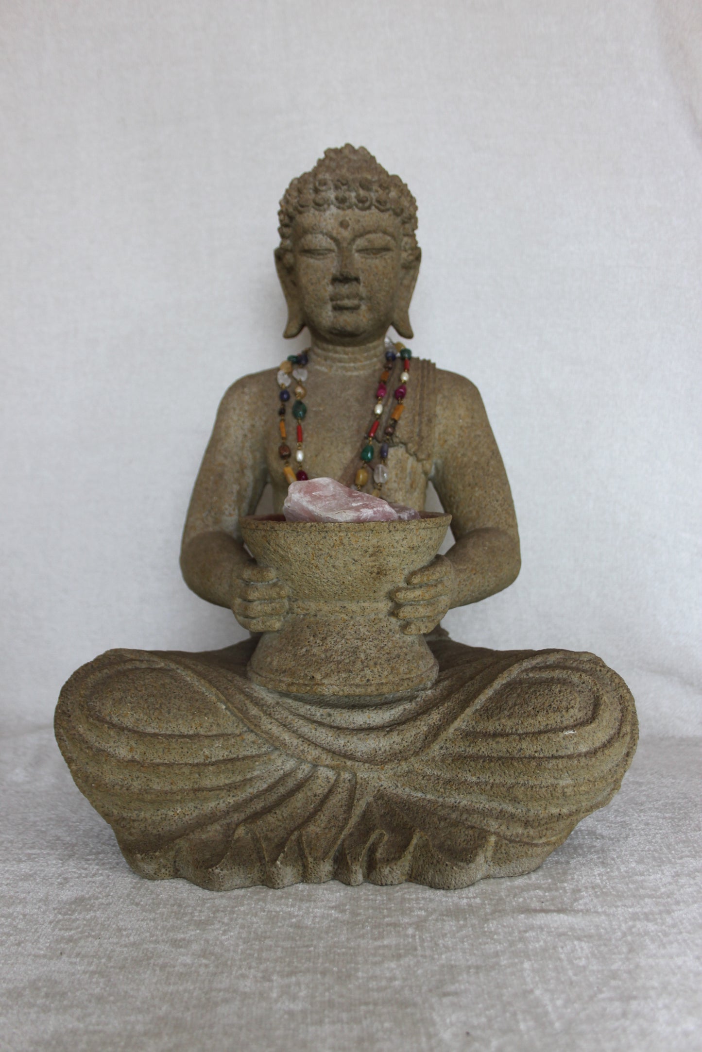 Meditating Buddha Concrete Finish