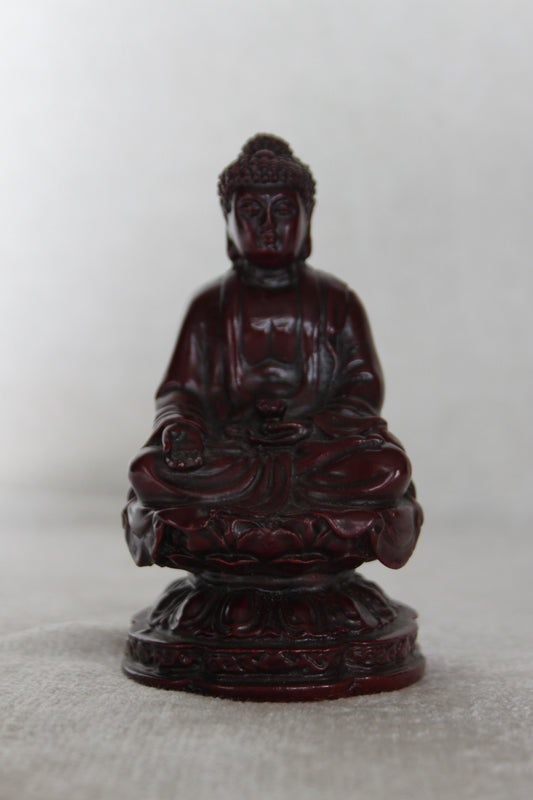 Meditating Buddha Maroon