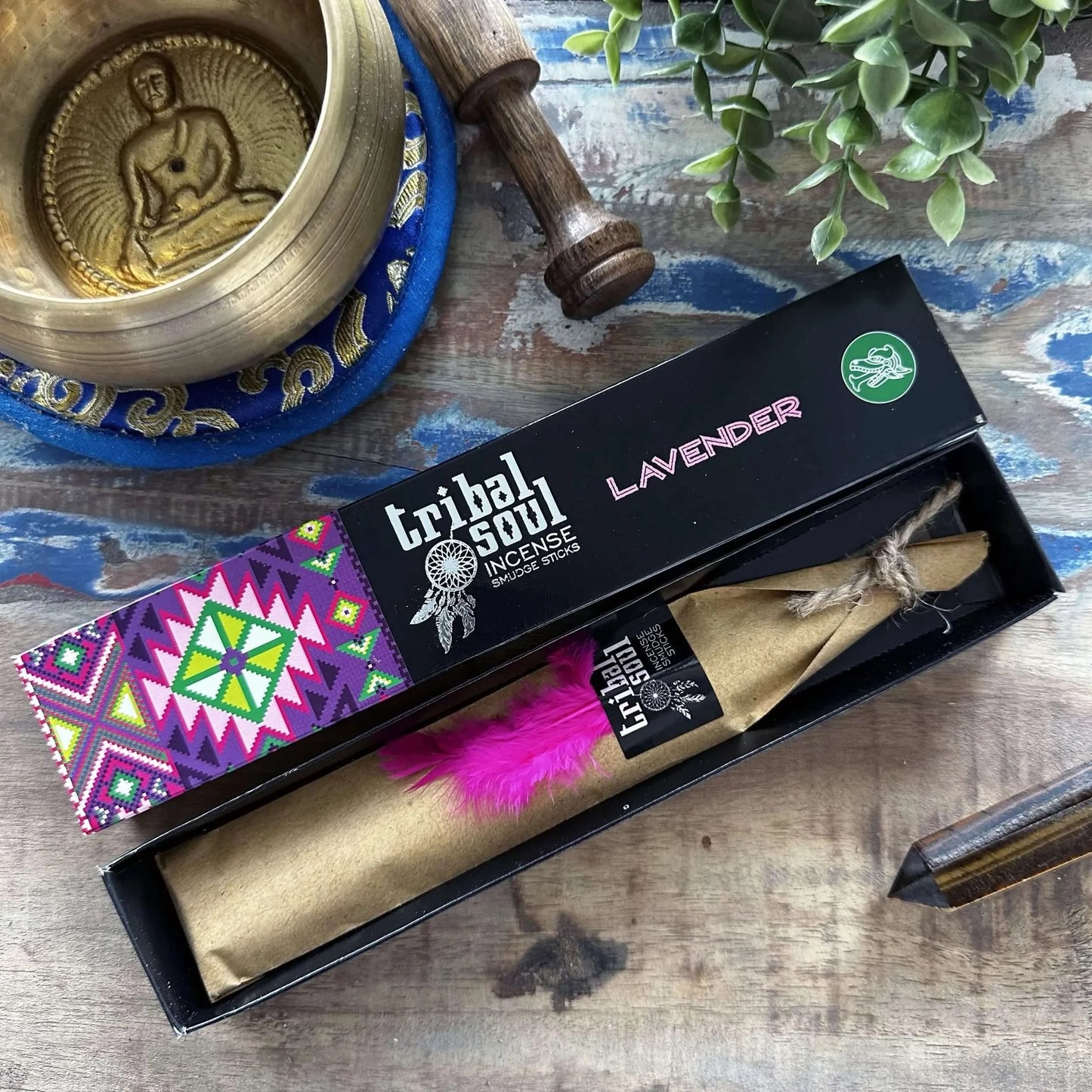 Tribal Soul Lavender incense sticks – calming lavender aroma for relaxation, meditation, and peaceful spaces.
