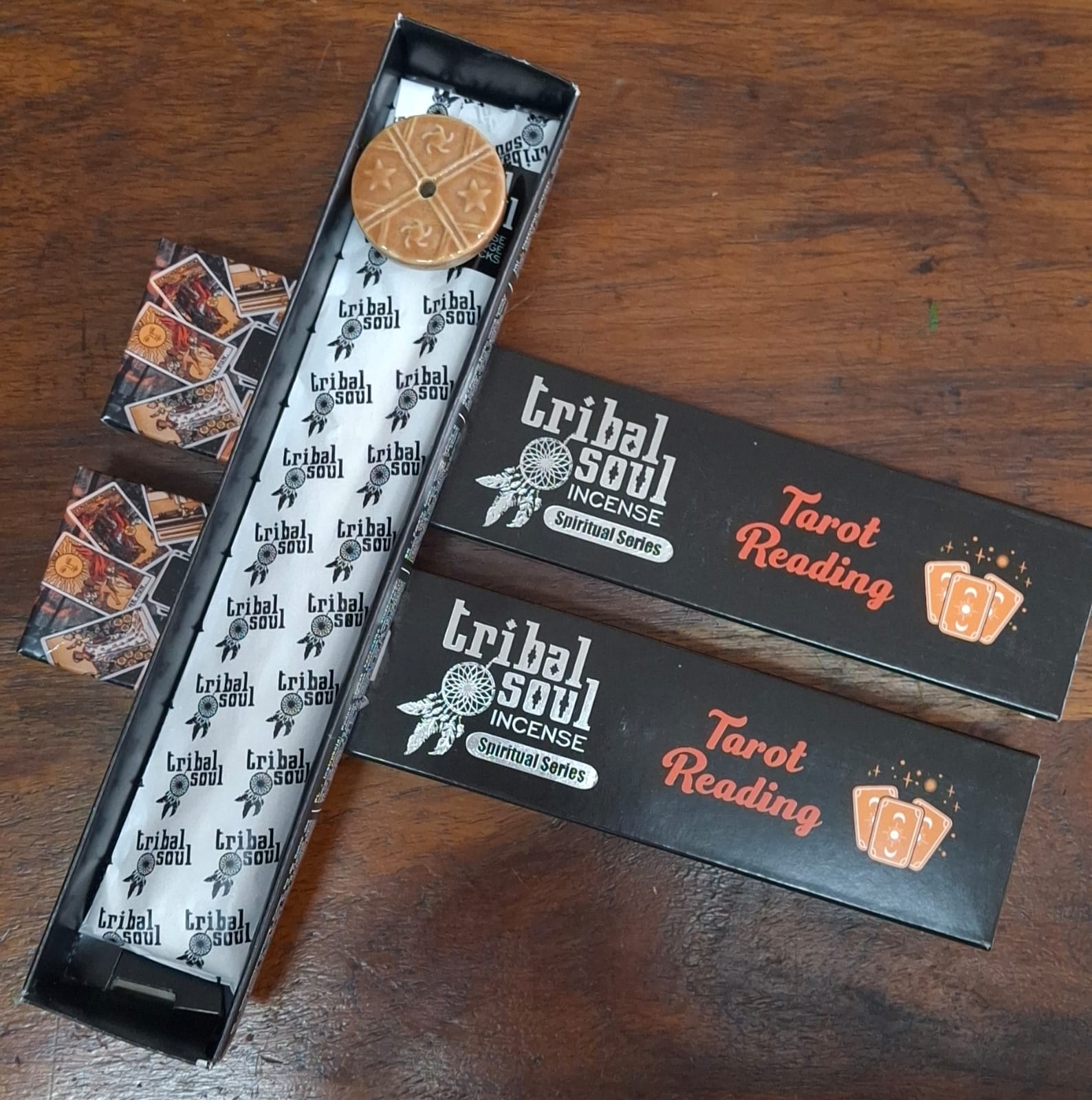 Tribal Soul Tarot Reading Incense Sticks – incense for tarot readings, meditation, and enhancing intuition and spiritual guidance.