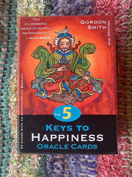The 5 Keys to Happiness Oracle Cards