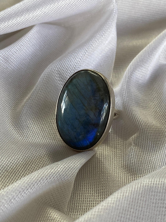 Labradorite Sterling Silver Ring