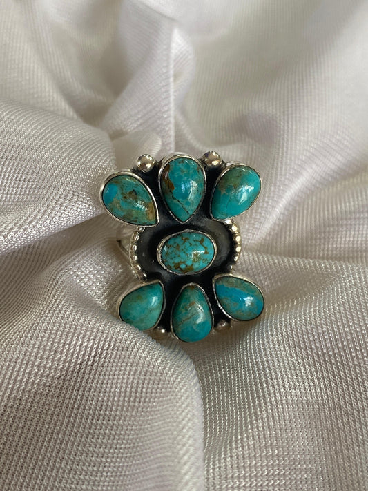 Kingman Turquoise Sterling Silver Ring