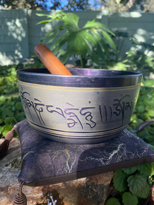 Aluminium Tibetan Buddha Singing Bowl