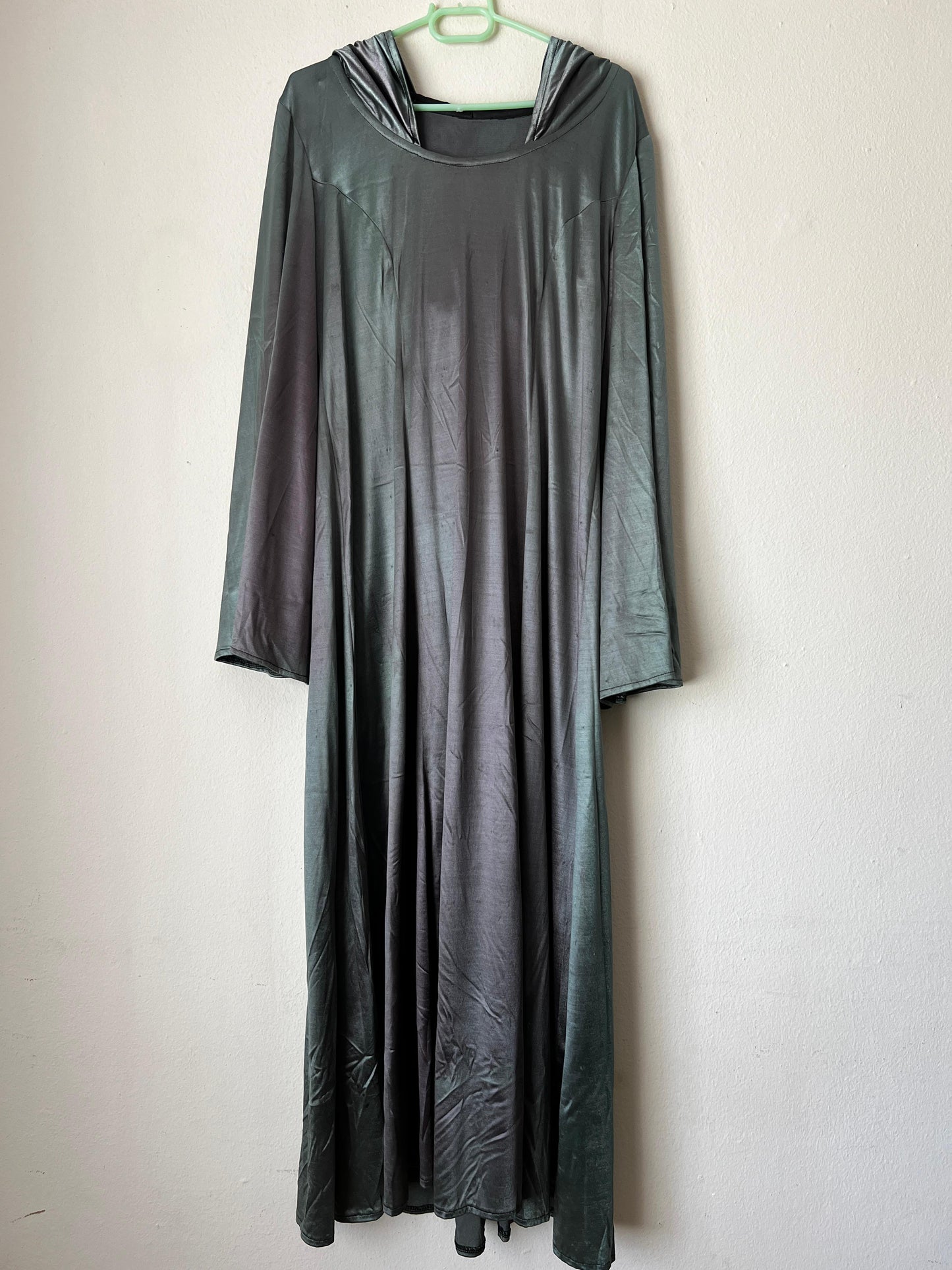 Ceremonial Robe - Satin | Green & Purple