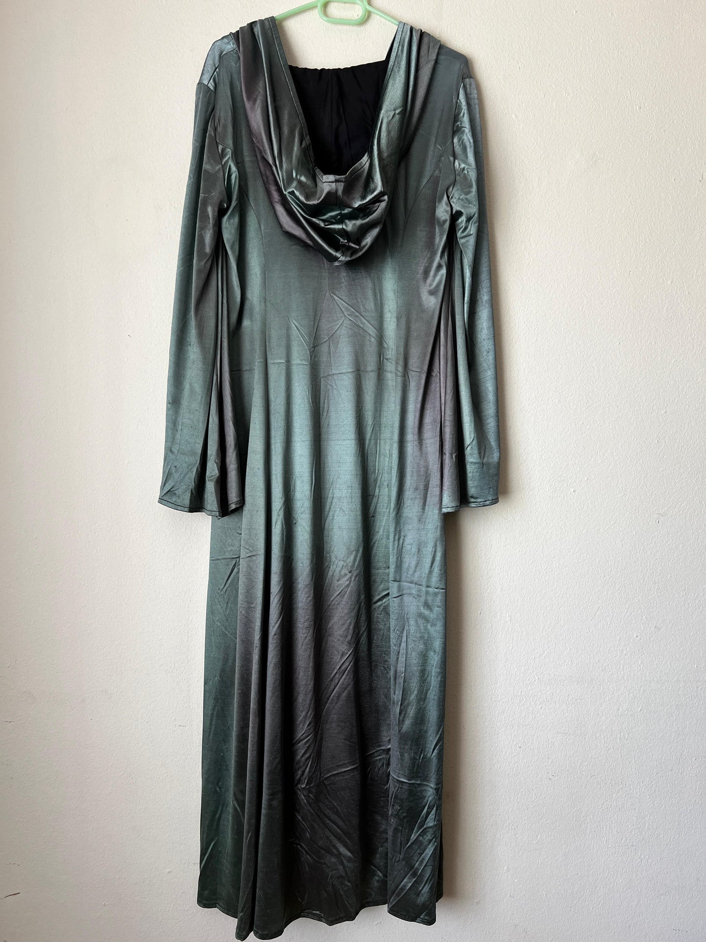 Ceremonial Robe - Satin | Green & Purple