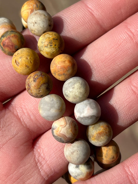 Earth's Rock Bracelet Range | Crazy Lace Agate