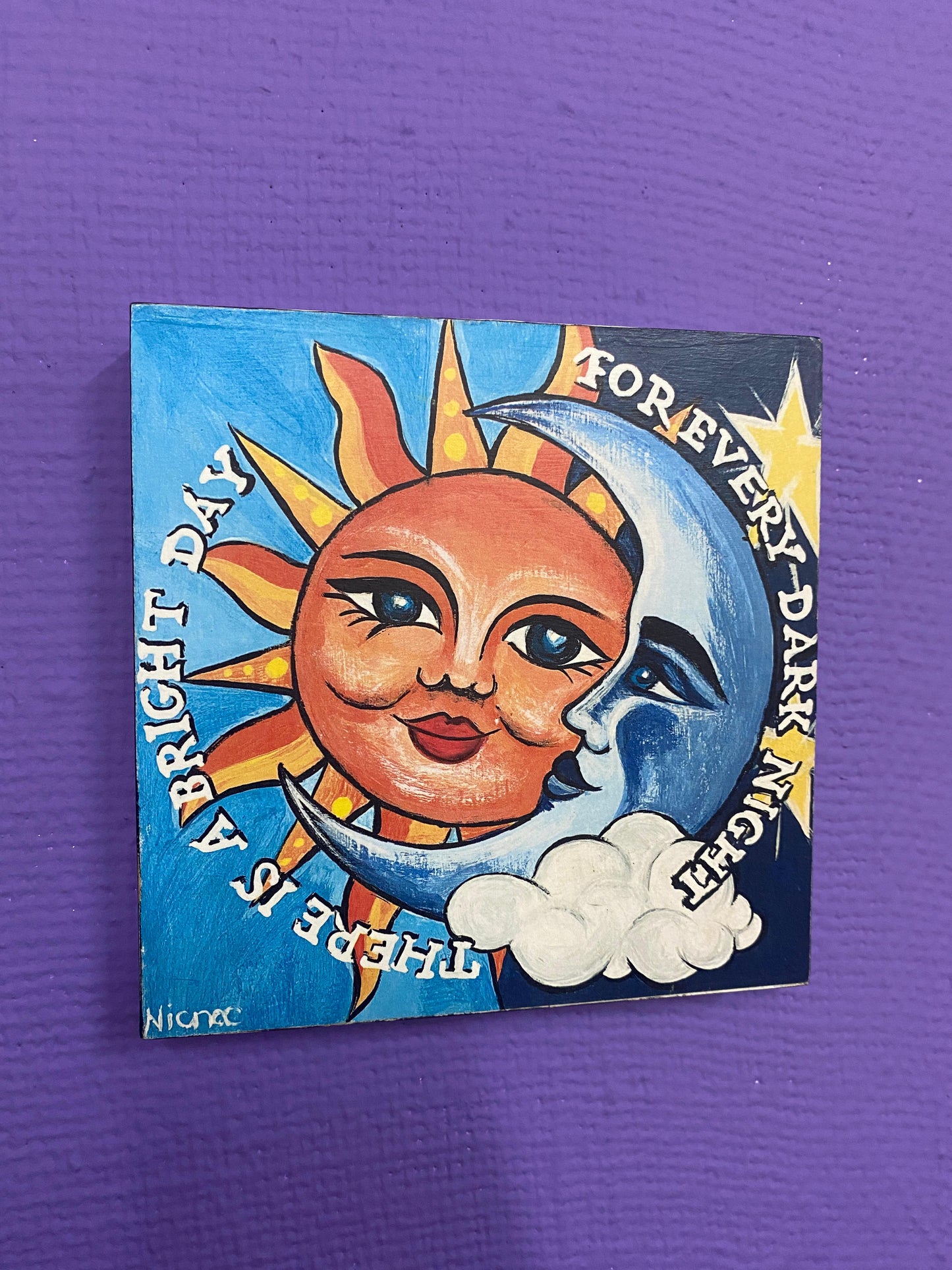 Hand-painted Spiritual Wall Plaques